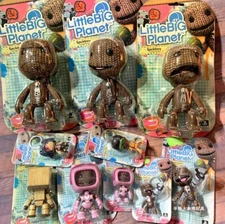 LittleBigPlanet 15 Styles Sackboy Joints Action Figurines Keychain Charms