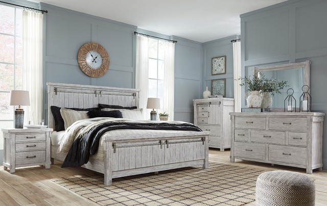 Ashley Furniture Brashland 6 Piece Queen Panel Bed Set For Frequently Bought Together Ashley Furniture Brashland 6 Piece Queen Panel Bed Set