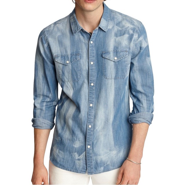 john varvatos denim shirt