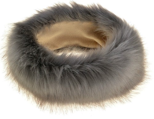 New Ladies Russian "FOX " Faux Fake Fur Hat HeadBand Winter Earwarmer Hat - Picture 8 of 11