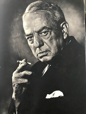 Auffälliges Portrait von C N Edwards 1956 von Karl Pollak 1902-1983