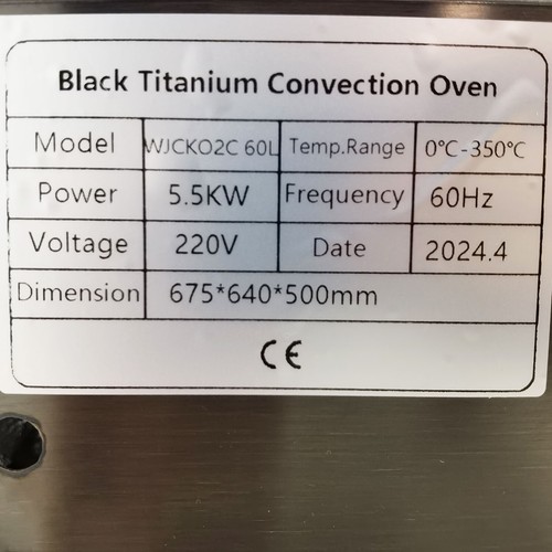 Commercial Convection Spray Oven Electric Pizza Oven Toaster Cake Baker 60L - Picture 22 of 24