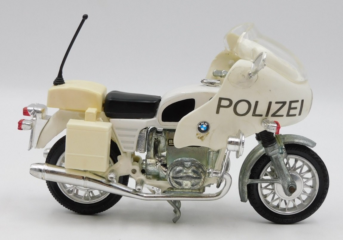 ビンテージ　polistil BMW R75/5 1:15 バイク ポリスティル Politoys BMW R75/5 POLICE 1:15 Ref. MS105 Moto Bike