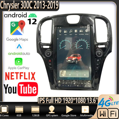 13.6'' Car Radio For Chrysler 300c 300S 13~19 Gps Navi Carplay Stereo Head Unit