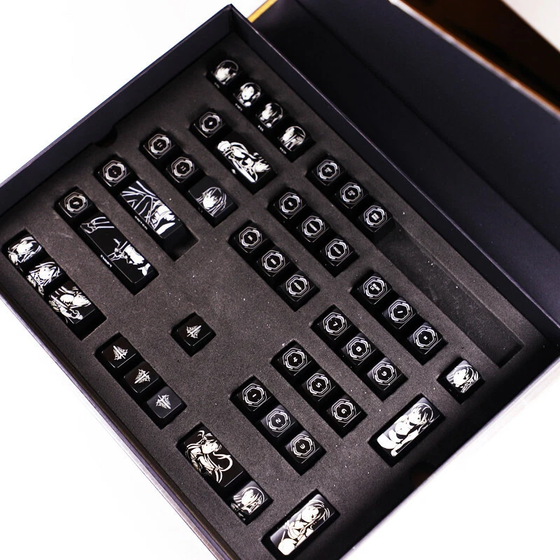 Sword Art Online Yuuki Asuna PBT Transparent Backlit Keycap Set f/Mechanical  - Image 2 of 4