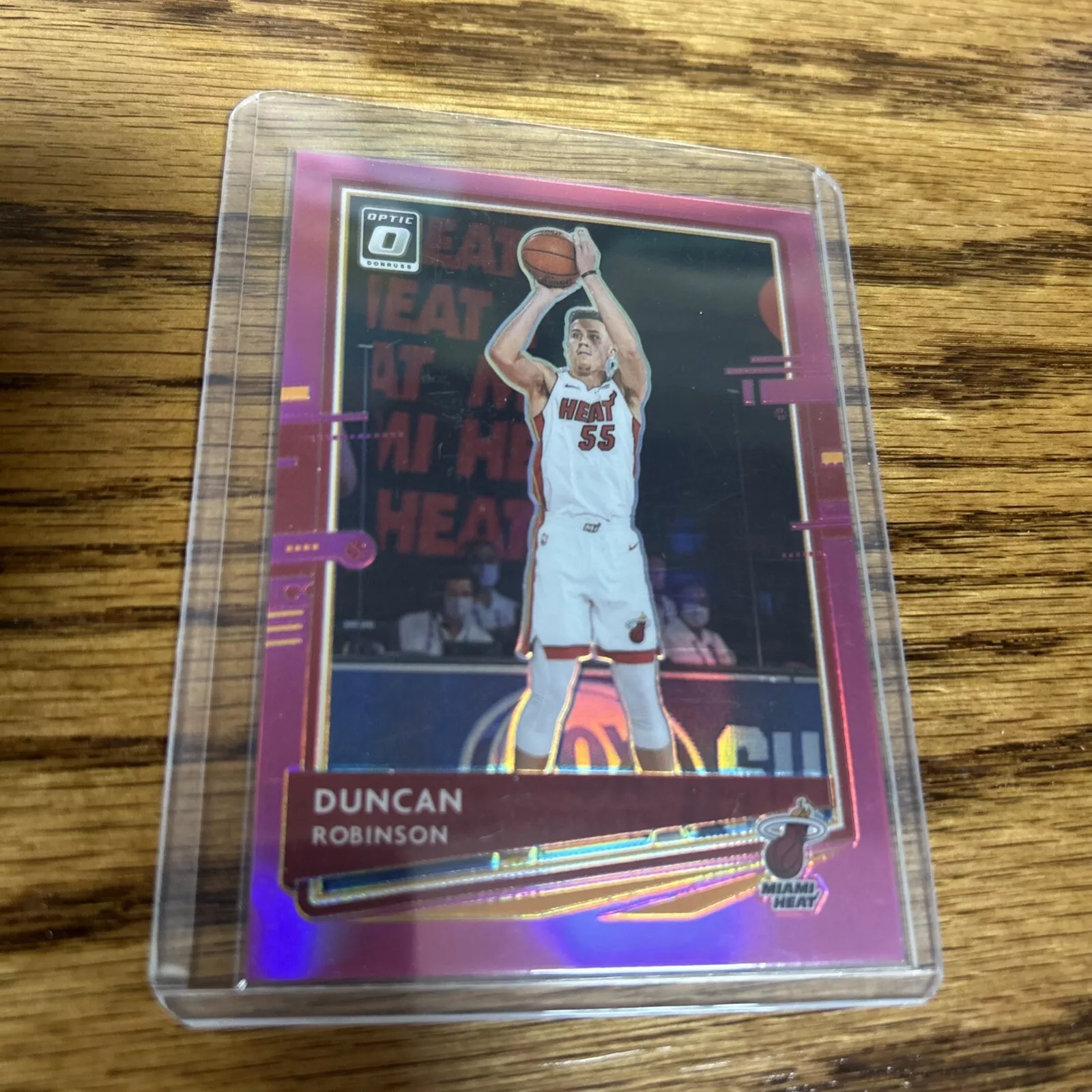Duncan Robinson trading card