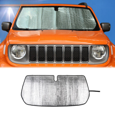 Car Sunshade Front Window Curtain Shade Sun Windshield Visor For Jeep Renegade