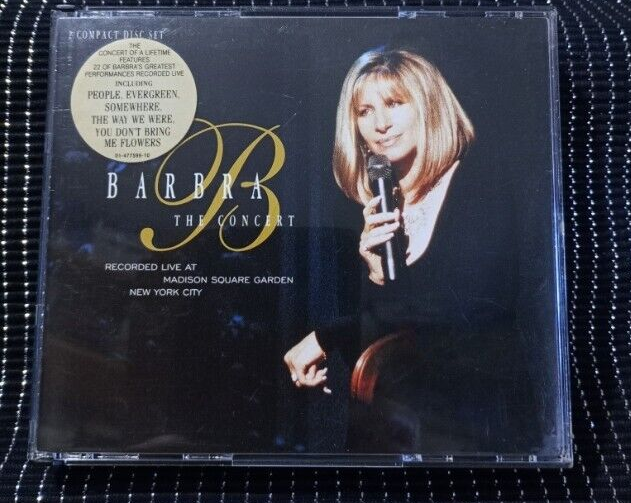 BARBRA STREISAND THE CONCERT LIVE AT MADISON SQUARE GARDEN 2 DISC CD FAT BOX
