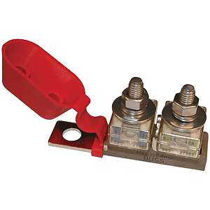 Blue Sea 2151 Terminal Fuse Block - 3/8" Mounting Hole - 2 Terminal Studs - Picture 1 of 1