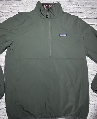 【希少XL】Patagonia Glissade ナチュラル グリーン Patagonia Reversible Snap-T Glissade Fleece Pullover - Men's - Men