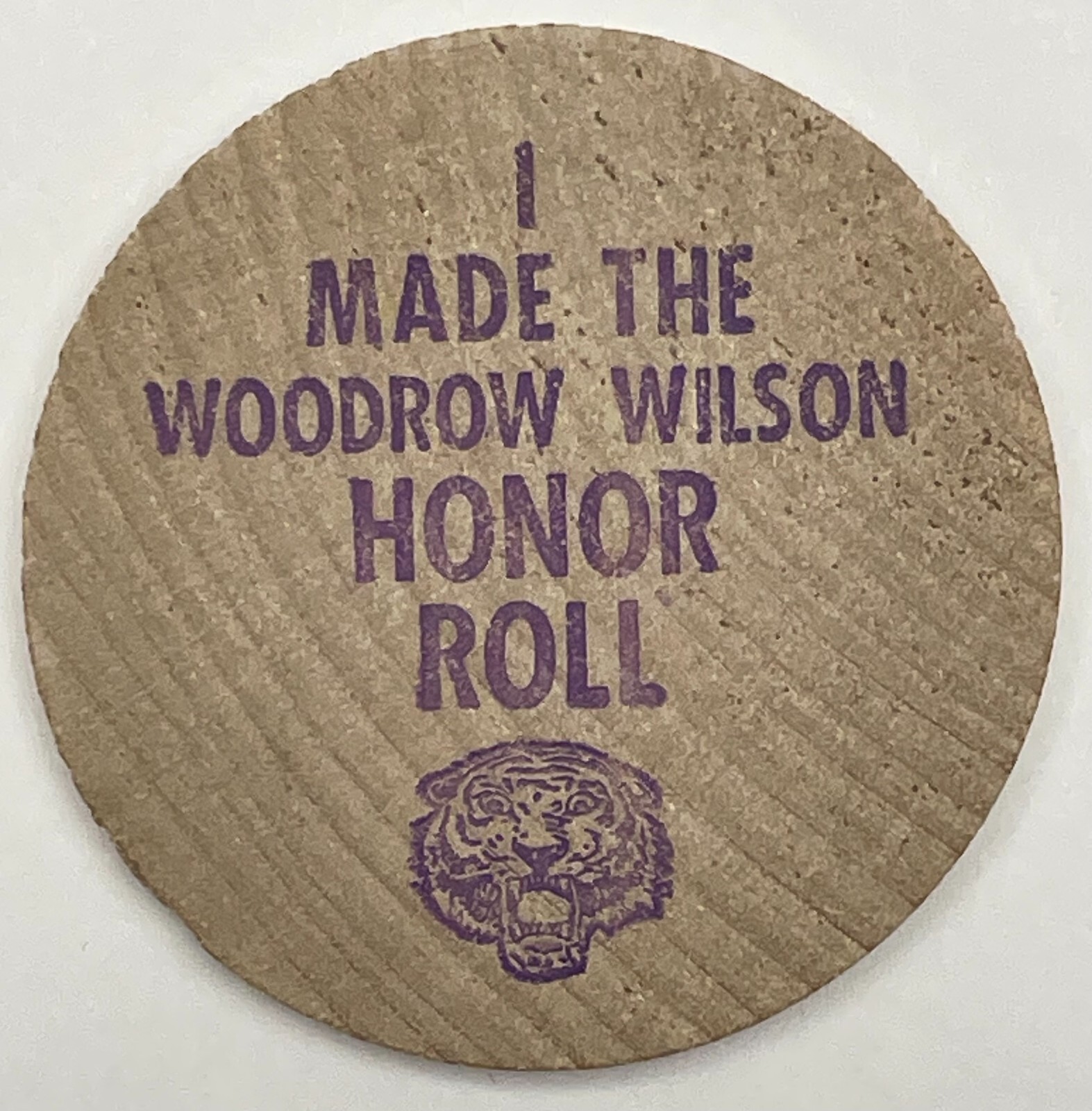 Woodrow Wilson Honor Roll Wooden Nickel Token eBay