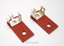Pair of Fiber Board Woofer Terminals / Speaker Part / .205 Spade / FBT19