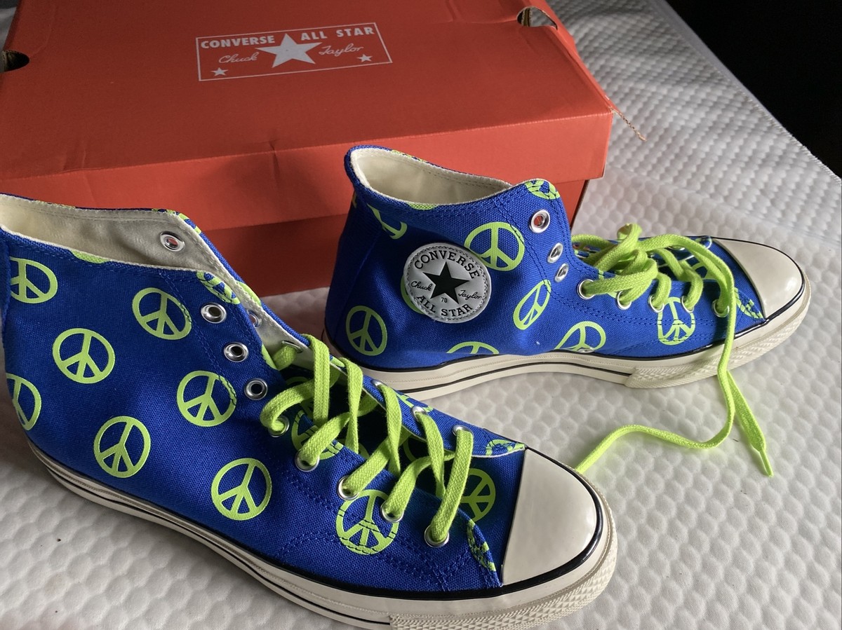 Converse Sneakers Men 4.5 Women 6.5 Royal Ghost Green Chuck 70 Hi Unleash Peace Converse Chuck 70  main image 3