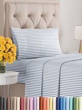 Twin Size 3 Piece Sheet Set - Comfy Breathable Cooling Sheets - Hotel Luxur...