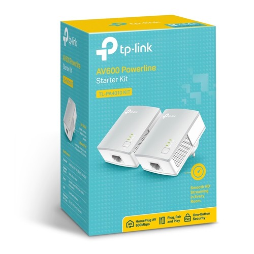 TP-Link TL-PA4010KIT AV600 Powerline Adapter Starter Kit TL-PA4010KIT - Picture 2 of 2