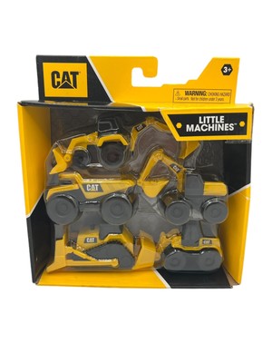 CAT Caterpillar Little Machines Set 5 Trucks Construction Play Toys  Dump Dozer
