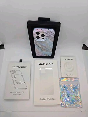Velvet Caviar iPhone 15 Pro Case + MagSafe Battery Pack - Ring And Charm