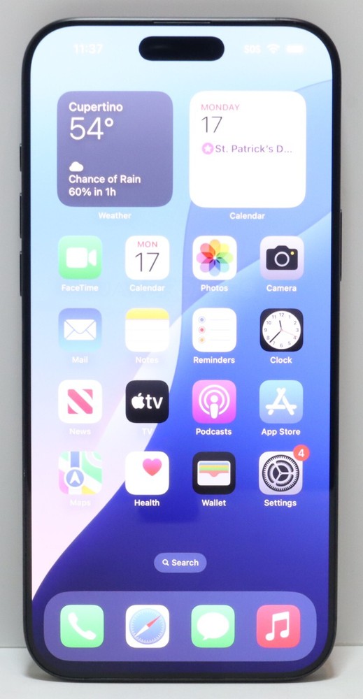 Verizon iPhone 16 Pro Max 256GB Titanium Black 6.9