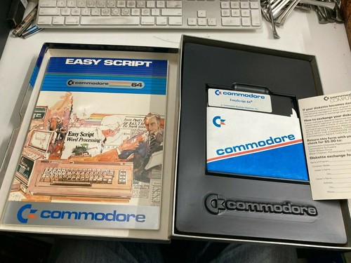 Commodore 64 Software Easy Script word processor 1983 Deluxe box - Picture 4 of 4