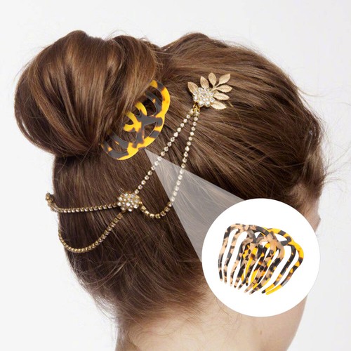 Confezione 2 Pettini Retrò Pettinati Donna Miss Bellissimi Inserti Pettini Accessori Capelli - Foto 7 di 12