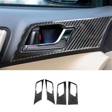 4pcs Carbon Fiber Interior Door Handle Cover Trim For Toyota Highlander