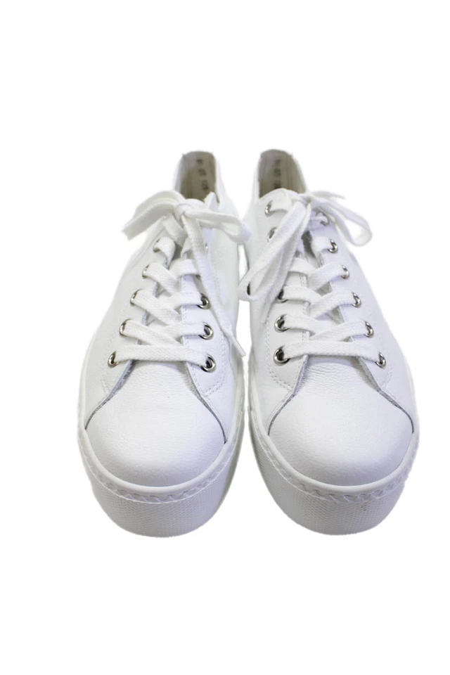 Paul зеленый женщин кожи низкий верхний платформе Bixby кроссовки белый размер 11 - Изображение 2 из 4