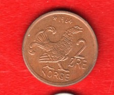 NORWAY 2 ORE 1964