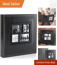 Luxury 4x6 Photo Album with 500 Pockets - Ideal for Weddings and Family Moments