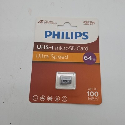 Philips UHS-I MicroSD Card 64GB Ultra Speed