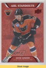 2020-21 Upper Deck AHL Standouts Red Zayde Wisdom #232 READ 01ks