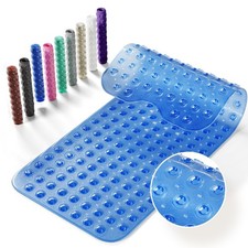 Non-Slip Bath Tub Mat, 39x16 Inch Extra Large Shower Mat with Drain Holes  S...