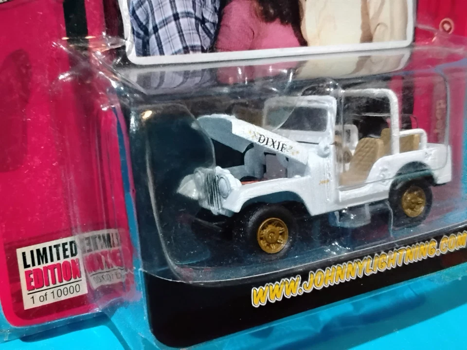 2006 JOHNNY LIGHTNING JEEP CJ-5 #618 WHITE THE DUKES OF HAZZARD LIMITED EDITION - Image 3 of 4