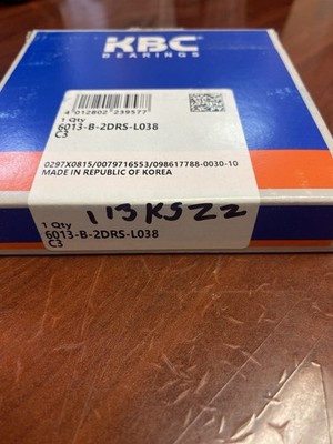 6013-B-2DRS-L038  KBC BEARINGS NEW IN THE BOX QTY 4