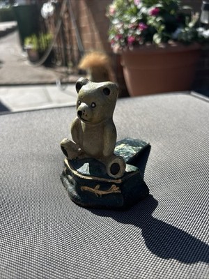 Vintage Gusseisen Bär Türstopper A92 