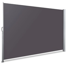 VOUNOT Side Awning Retractable Privacy Screen Garden Terrace 1.8x3m Anthracite