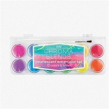 12 Vibrant Watercolor Colors in a Portable Kit
