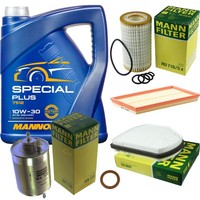 Mann Inspektionspaket 5L Mannol Special Plus 10W-30 FüR Mercedes C208 430 A208