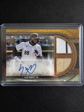 Luis Robert 2025 Topps Museum Collection  Signature Swatches Relic Auto /99