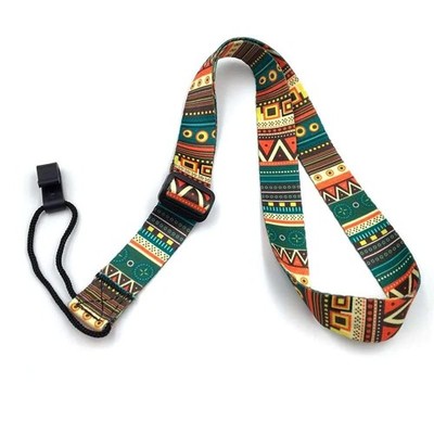 Ukulele Strap, Adjustable Mayan Style Ethnic Guitar Strap with Clip, 23''-55'' ...