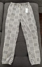 LSPACE Revolve Sprinter Pant Best I Ever Plaid Small Oversized Jogger Sweatpant