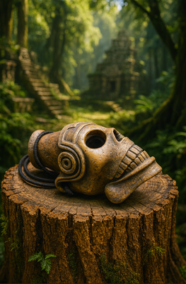 #ad Life Size Aztec Death Whistle Replica Extremely Loud Scream $12.99