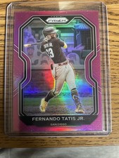 2021 Panini Prizm Baseball #161 Fernando Tatis Jr. Pink Prizm San Diego Padres