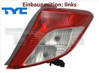 TYC 11-12228-05-2 Heckleuchte Links RüCklicht Hecklicht RüCkleuchte