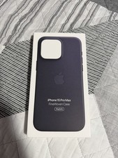 Black FineWoven iPhone 15 Pro Max Case with MagSafe