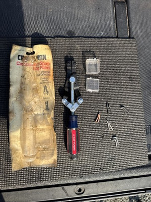 #ad Sears Craftsman USA Nos Screwdriver Handle Snap Ring Pliers Rare 45488 Ugly Pkg $89.95