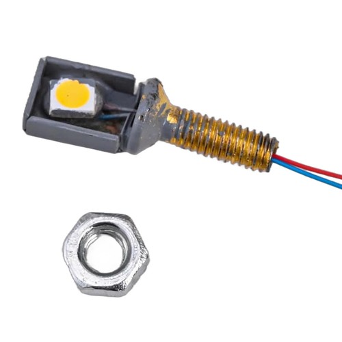 Painted Lights Street Bracket Light Light Model OO/HO Street Wall 10pcs - Picture 7 of 22