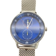 Paul Smith Quartz Watch Stainless Steel Blue Dial Analog Used 6323-T024041