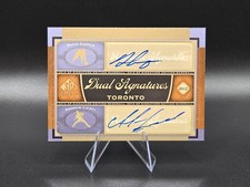 2012 SP Signature Dual Signatures #TOR12 David Cooper/Andrew Liebel E! Blue Jays