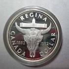Canada 1982 $1 Regina Commemorative Proof Coin With Case  KM#125 Nickel RD 0.99 — photo 2