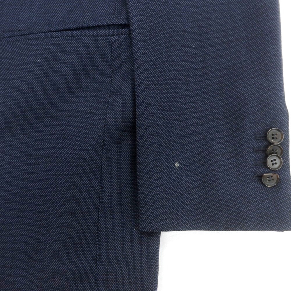 RING JACKET Navy Wool 3Button Suit Super120’s Use… - image 6